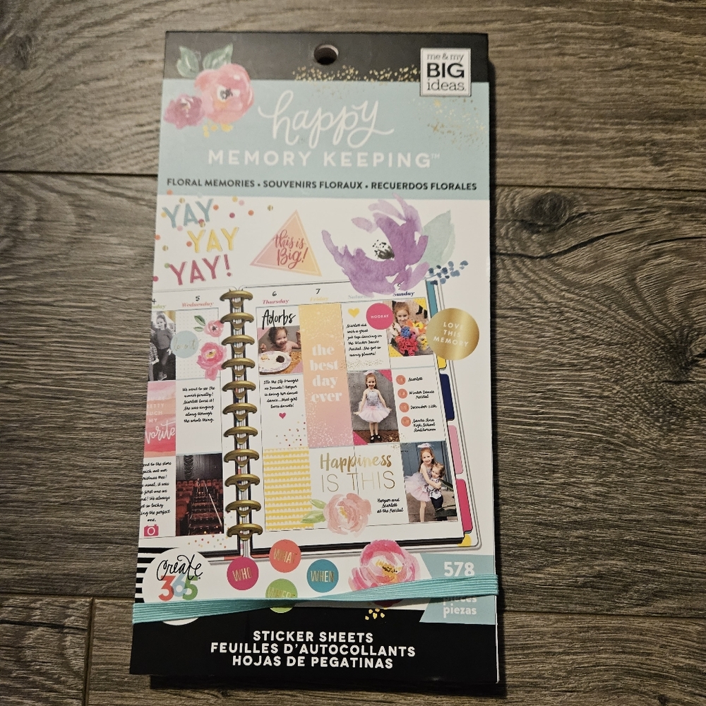 Happy Planner "Memory Keeping" stickers